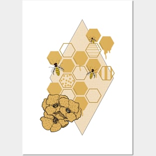 BumbleBee Hive Nest | Nature Posters and Art